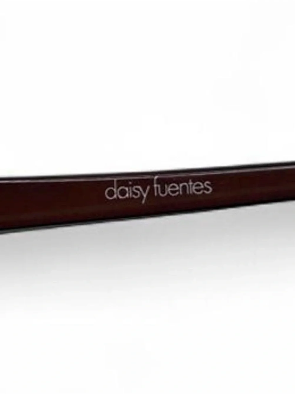 Daisy Fuentes Men's Brown Gradient Rimless Sunglasses with Silver Accents